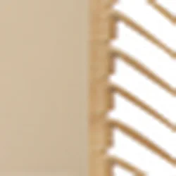 Natural, small round core Weave