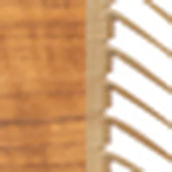 Natural, small round core Weave