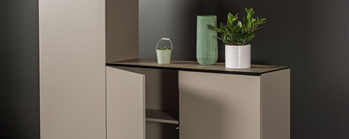 Cabinets and shelves