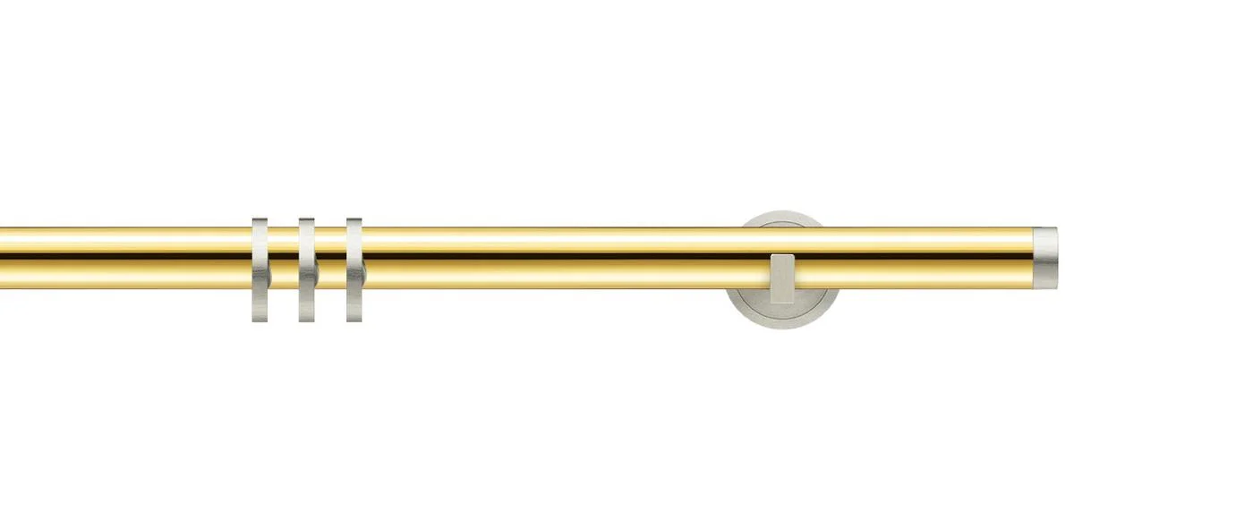 Brass / brushed nickel