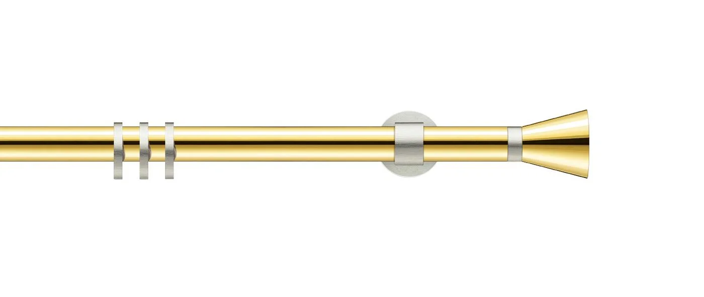 Brass / brushed nickel