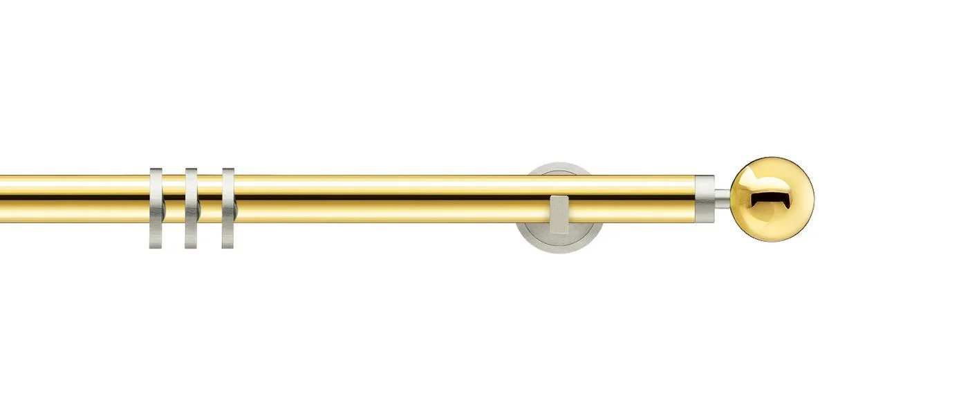 Brass / brushed nickel