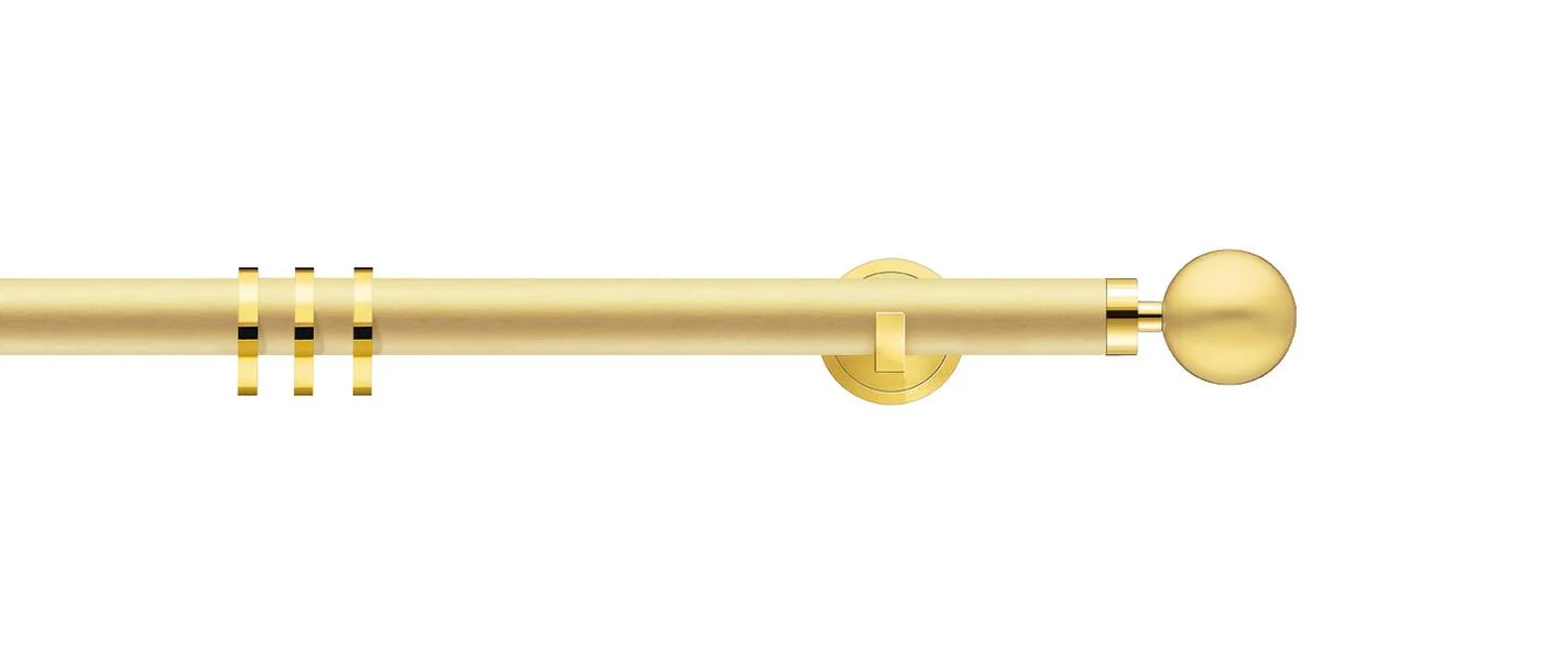 Brushed brass / brass