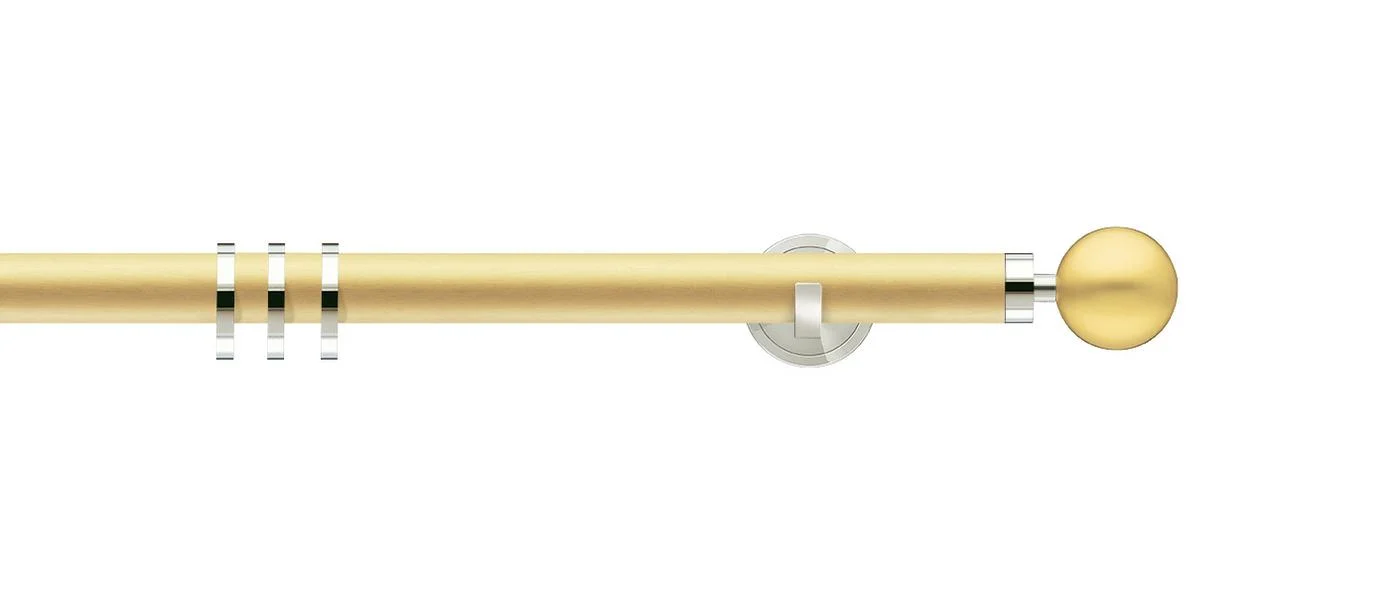 Brushed brass / nickel