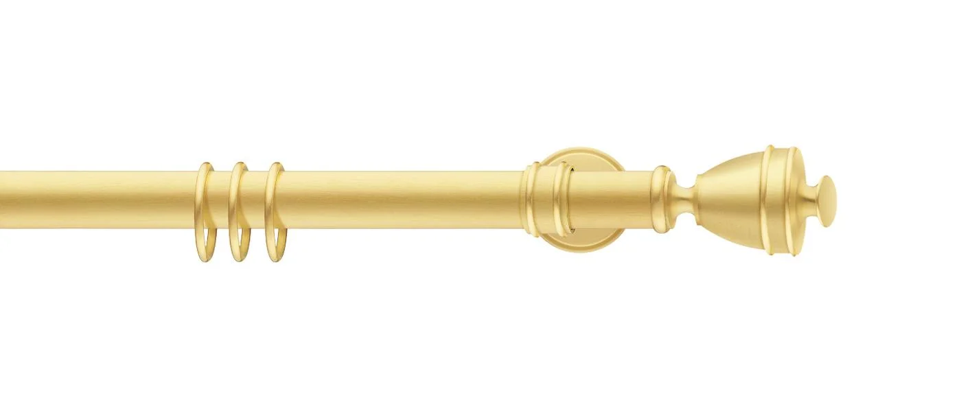 Brushed brass