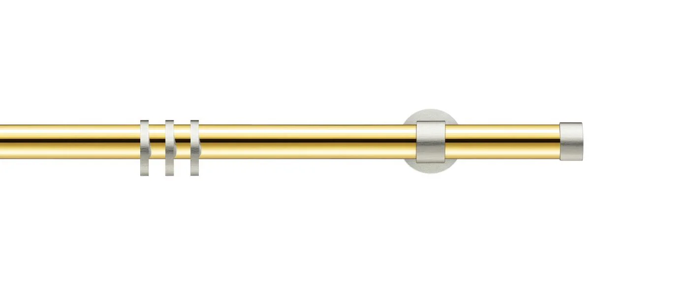 Brass / brushed nickel