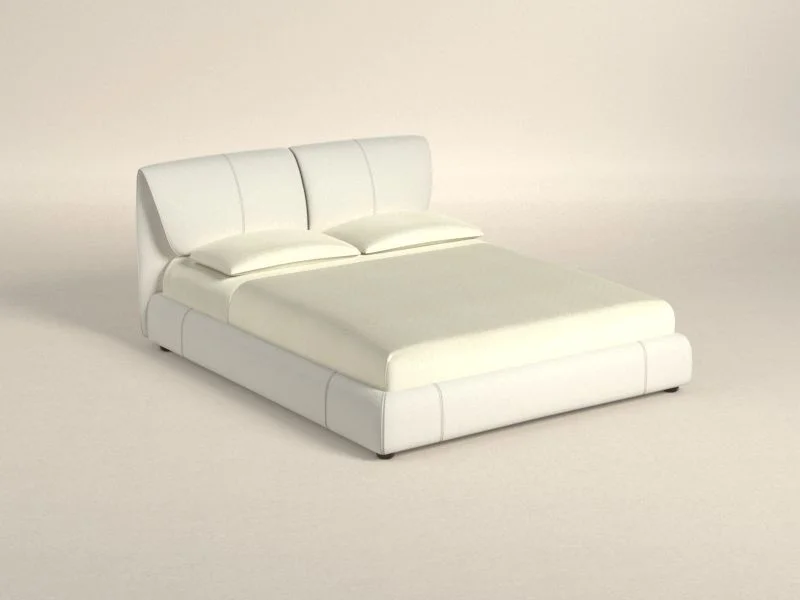 Queen bed (mattress 160x200) - Fabric