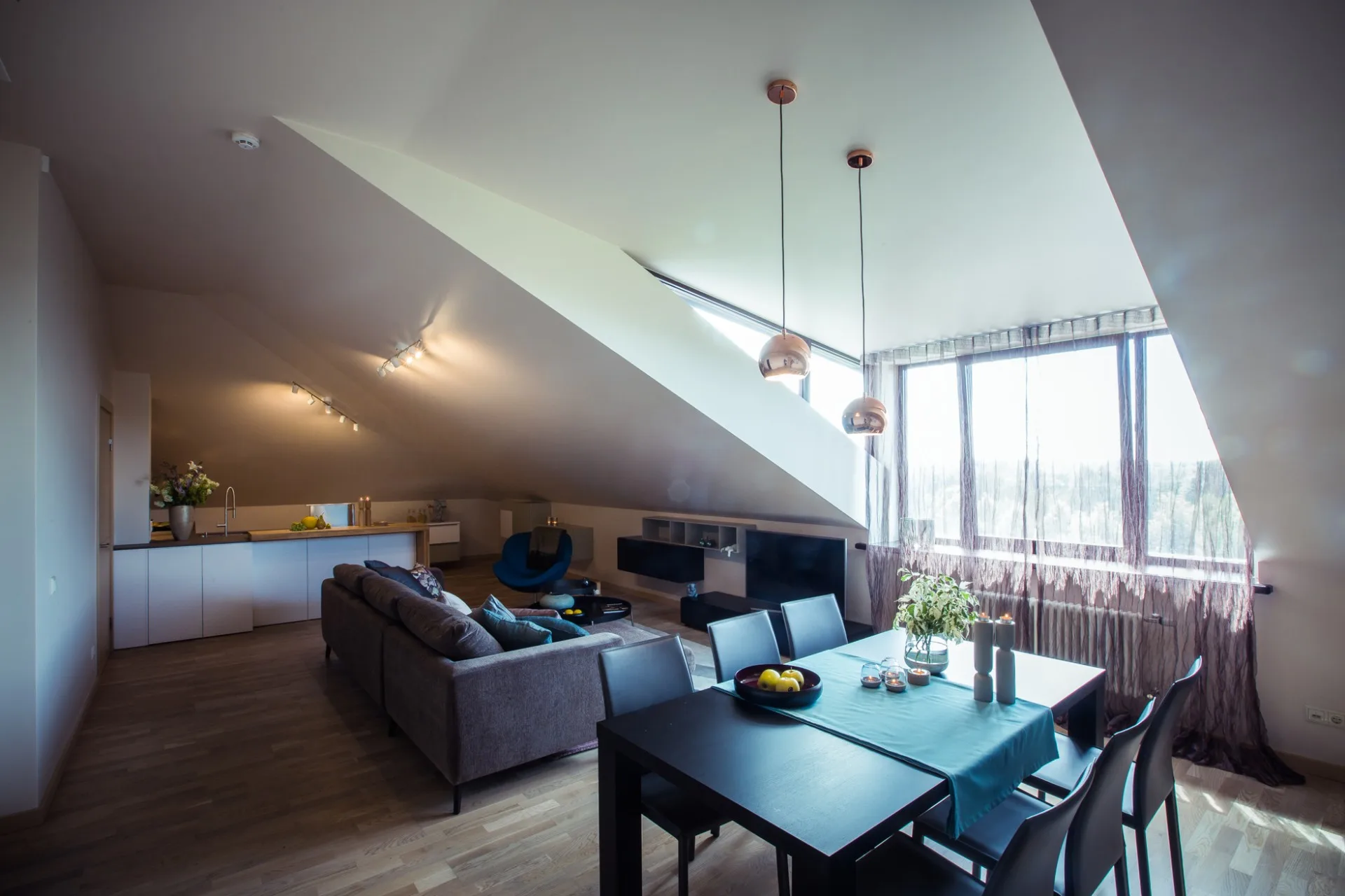 Attic apartment in Riga
