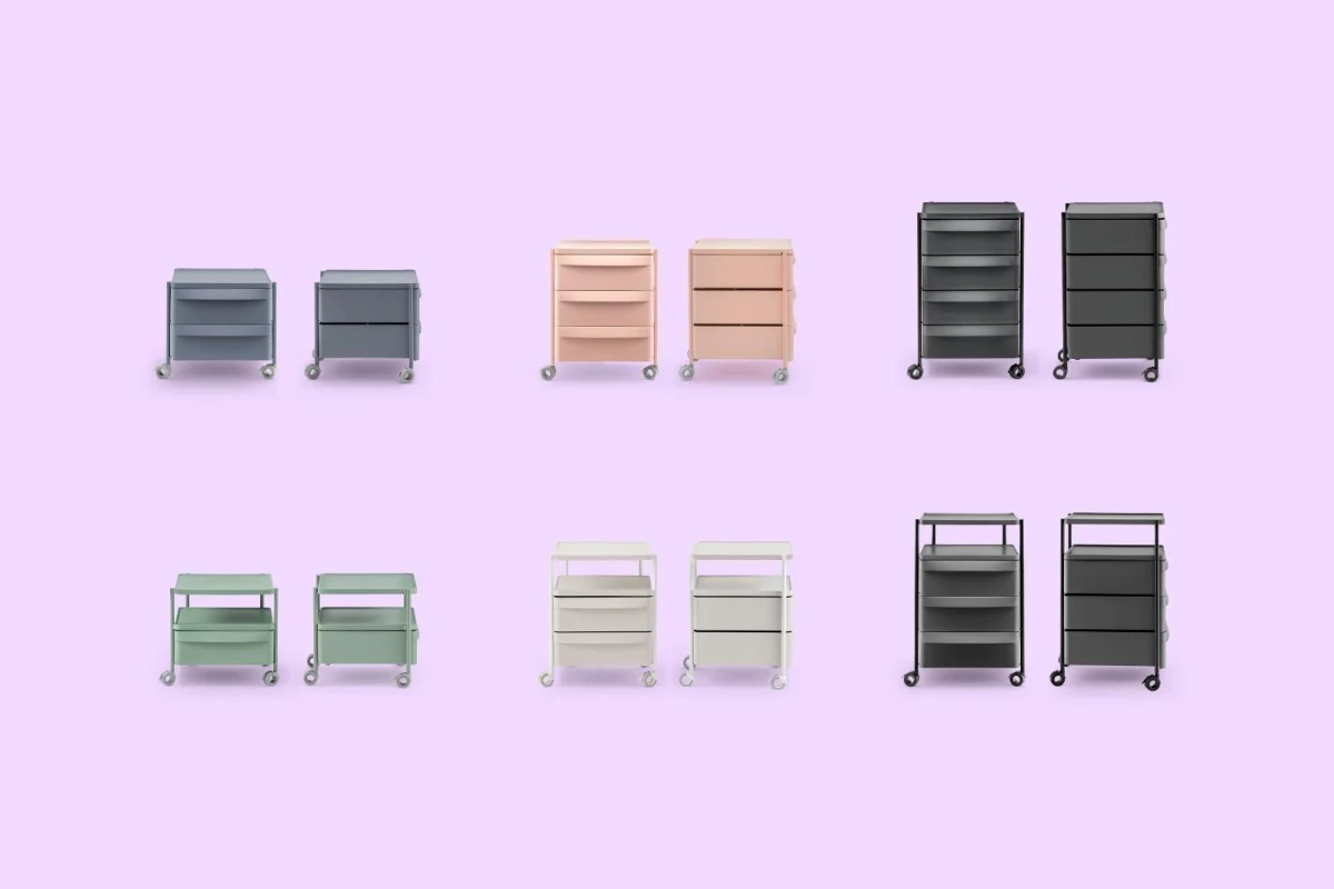 Boxie atvilktņu bloks