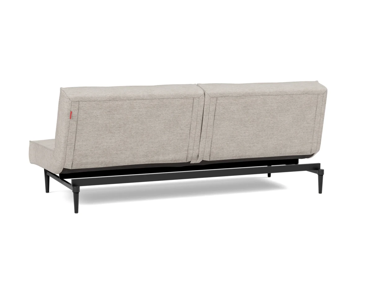 Splitback Styletto Sofa Bed Black Wood