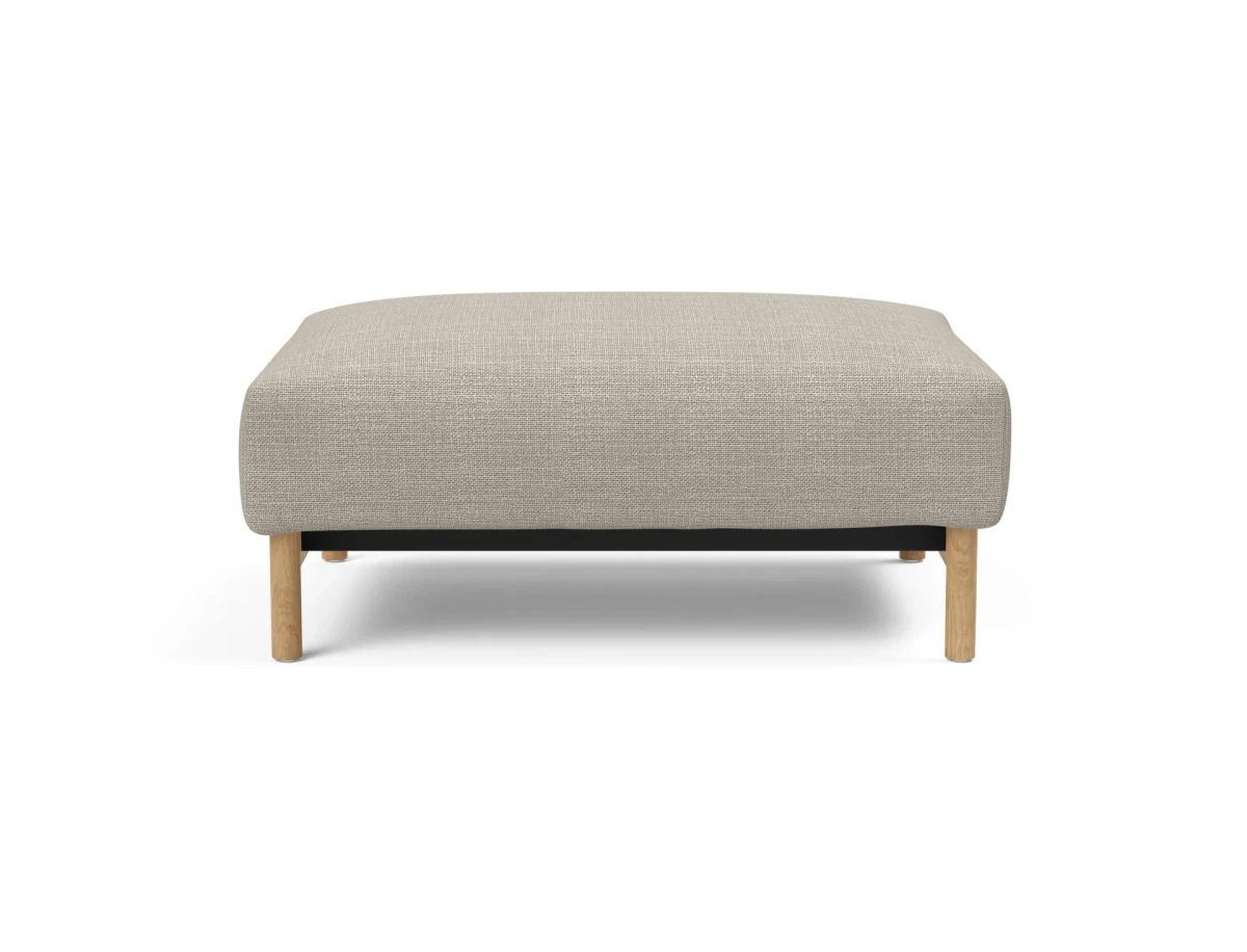 Malloy Wood Ottoman