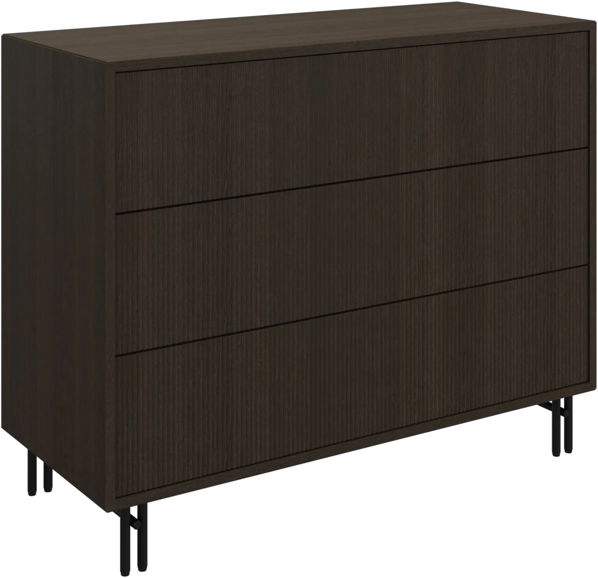 Element dresser with 3 drawers