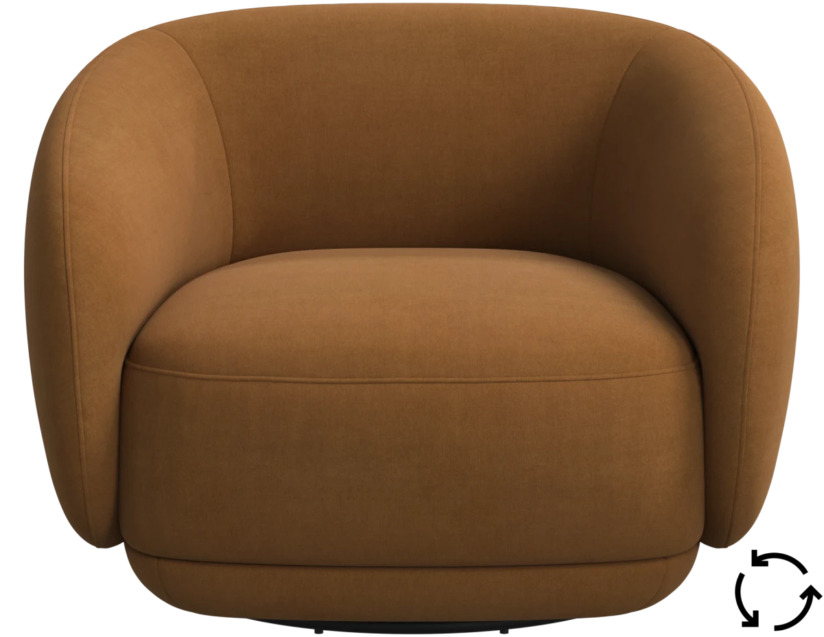 Bolzano armchair with swivel function