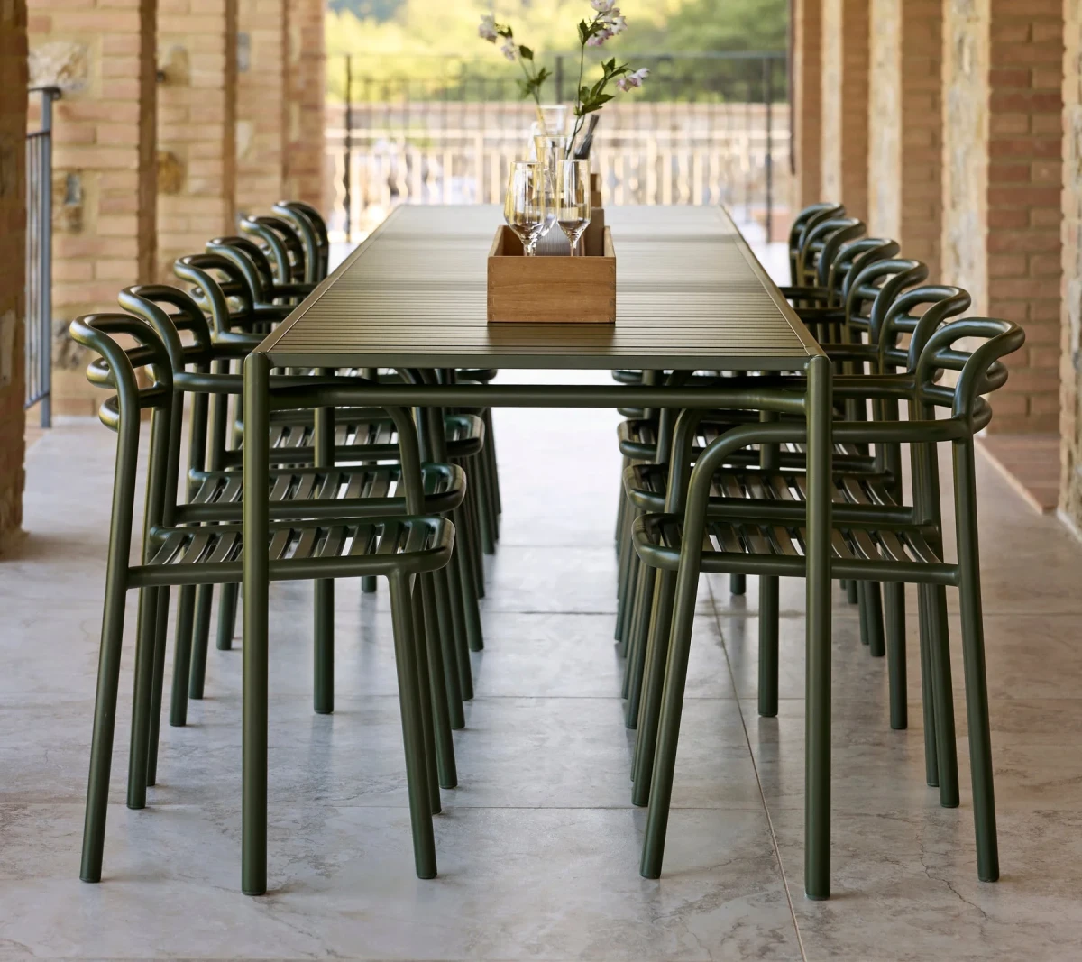 Bliss armchair, stackable