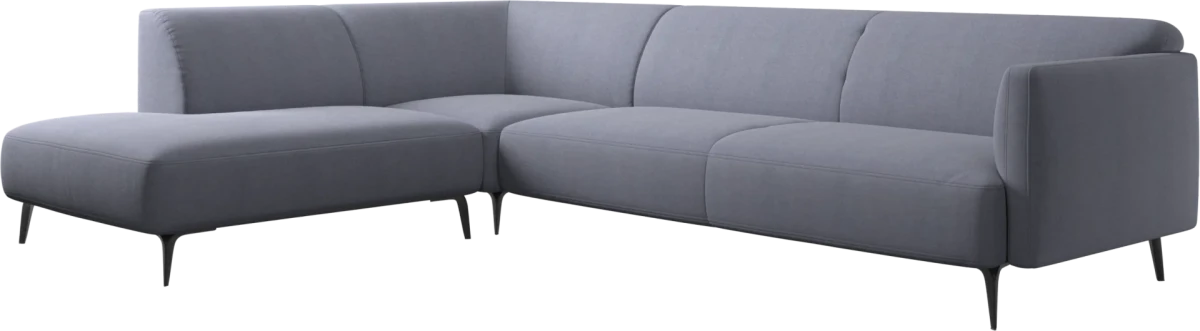 Modena corner sofa with lounging unit