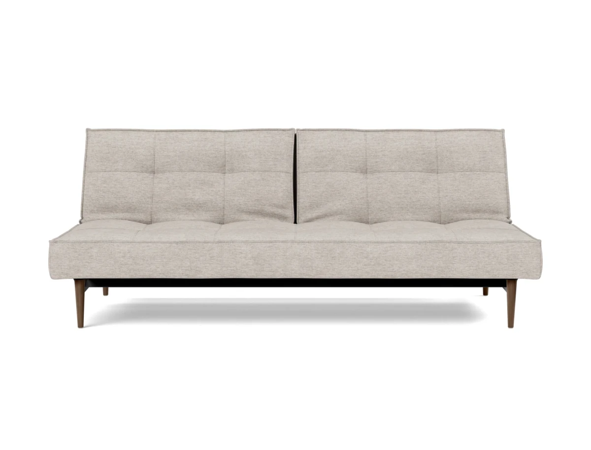 Splitback Styletto Sofa Bed Dark Wood