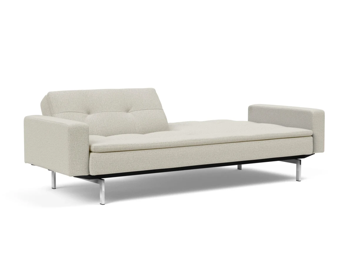 Dublexo Chrome Sofa Bed With Arms