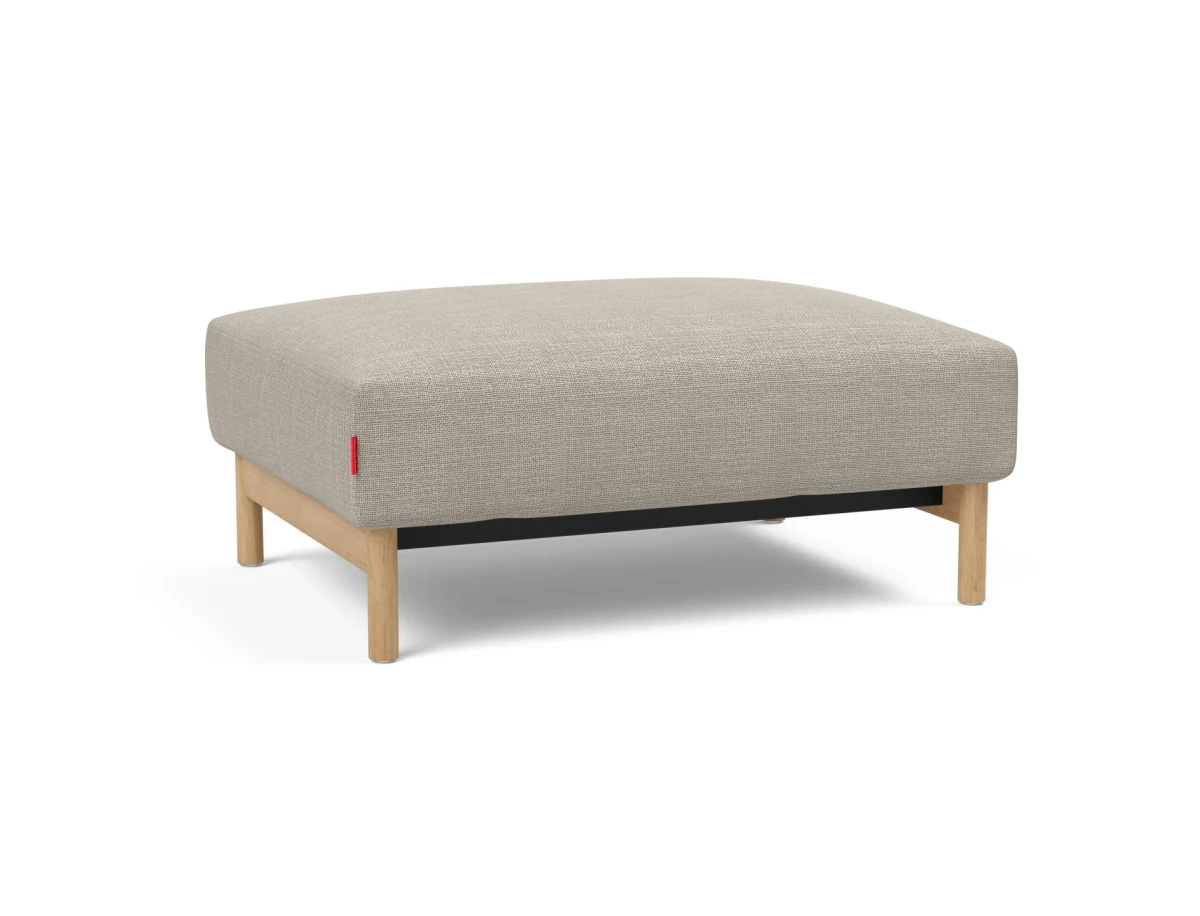 Malloy Wood Ottoman