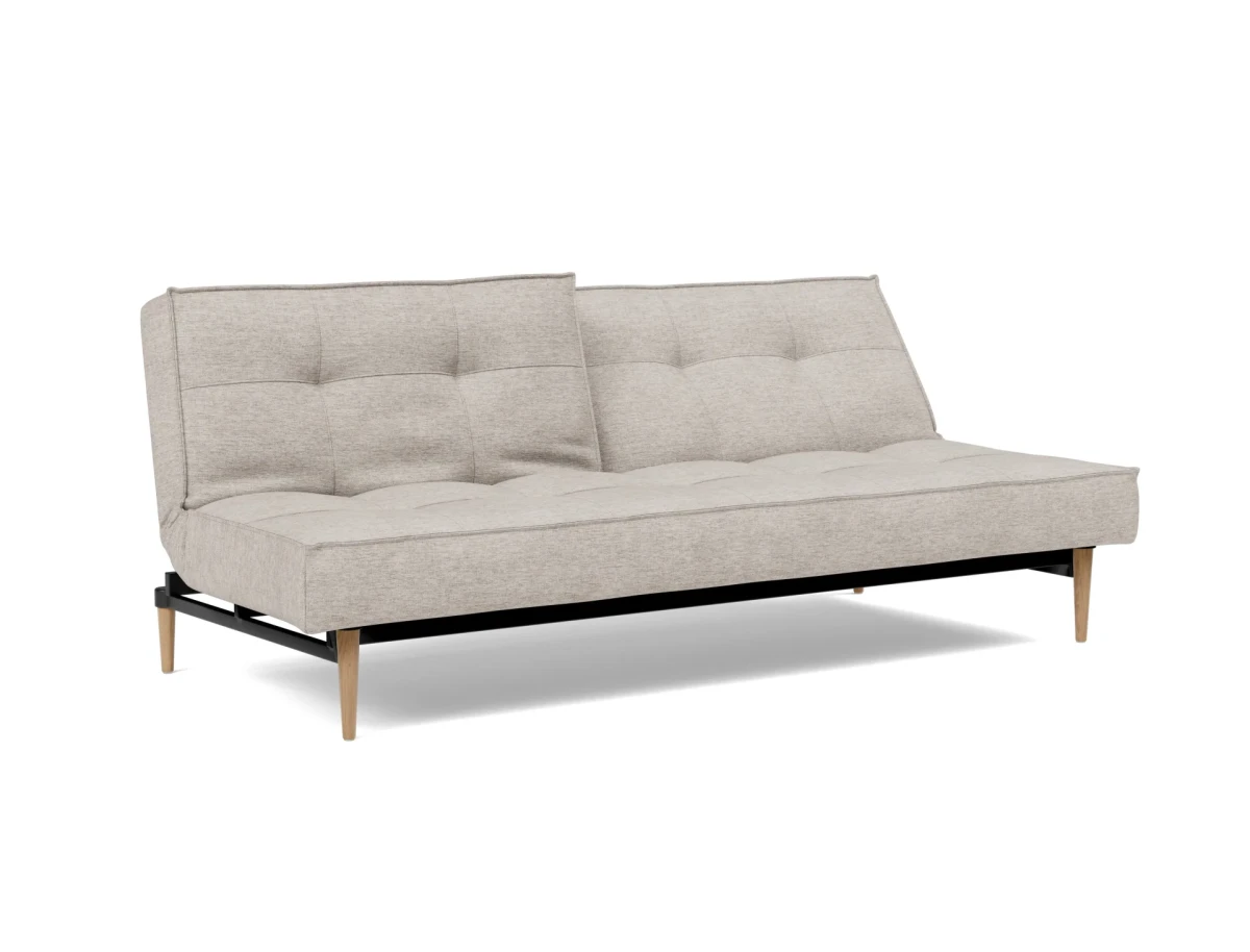 Splitback Styletto Sofa Bed Light Wood