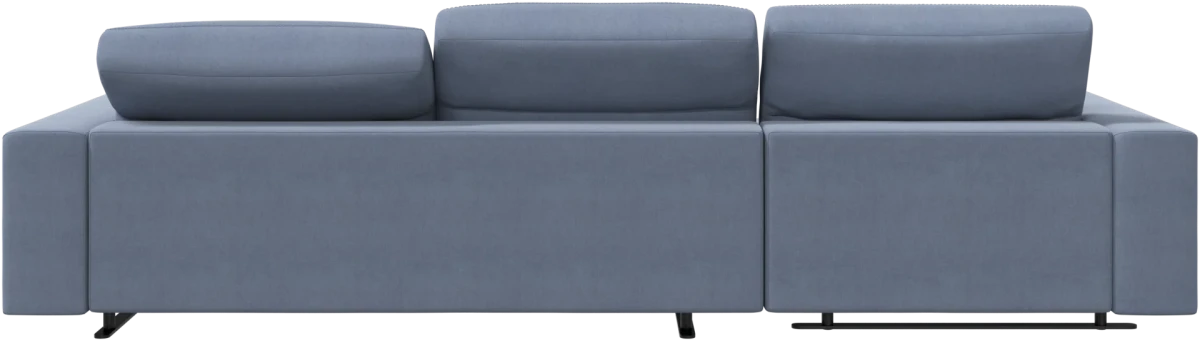 Hampton sofa with adjustable back and resting unit left side