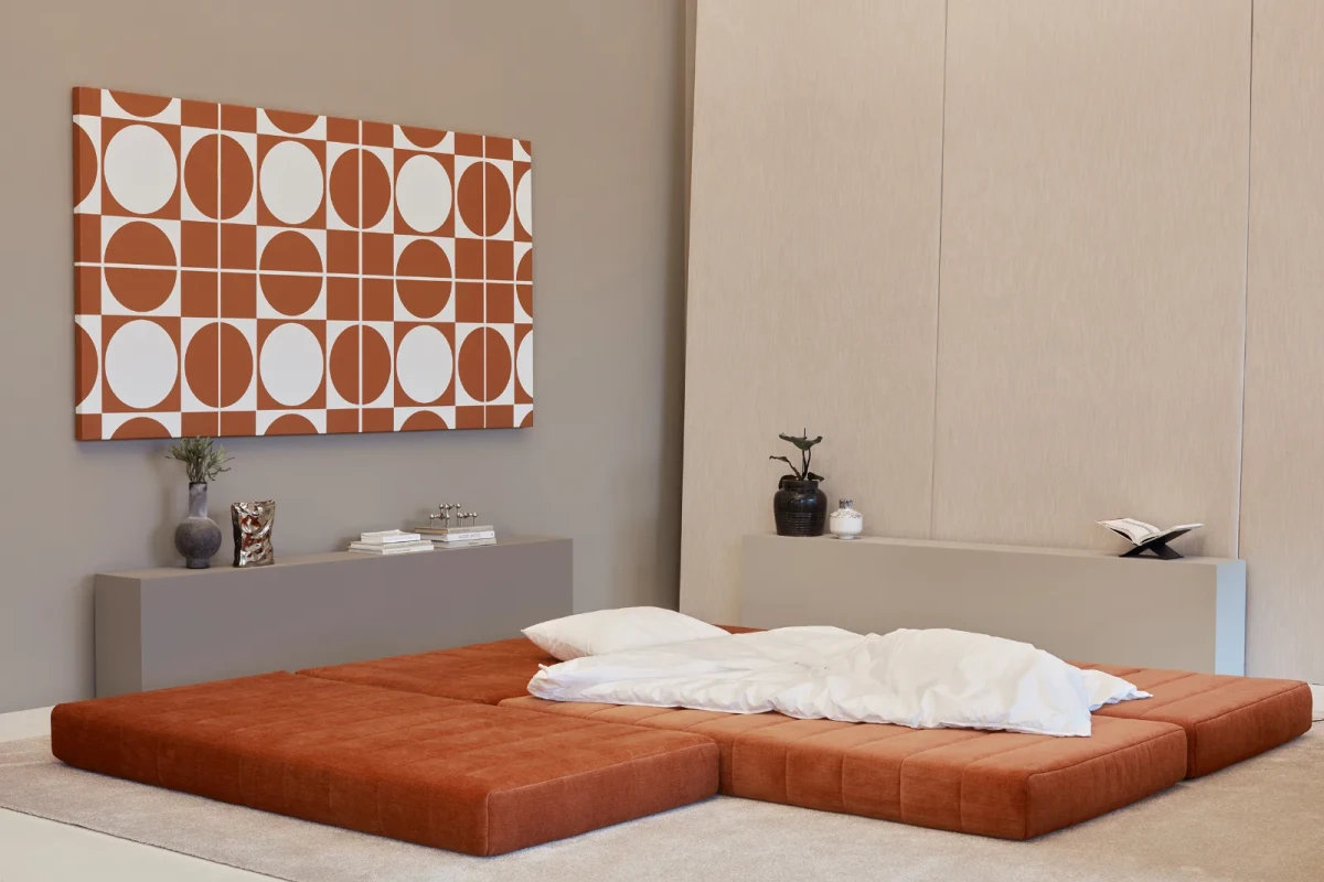 CozyPad Sofa Bed L-Shape with arm