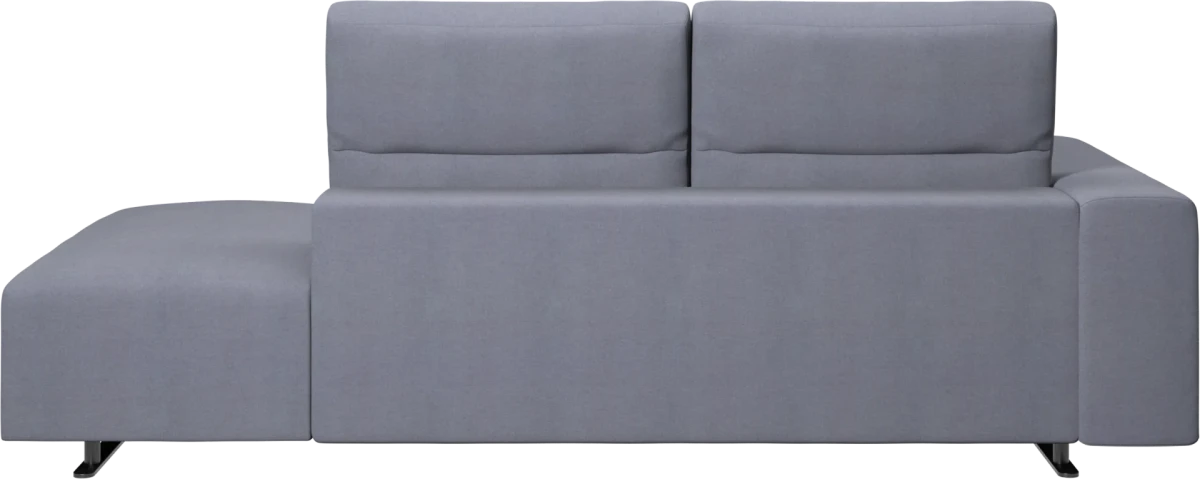 Hampton sofa with adjustable back and lounging unit left side