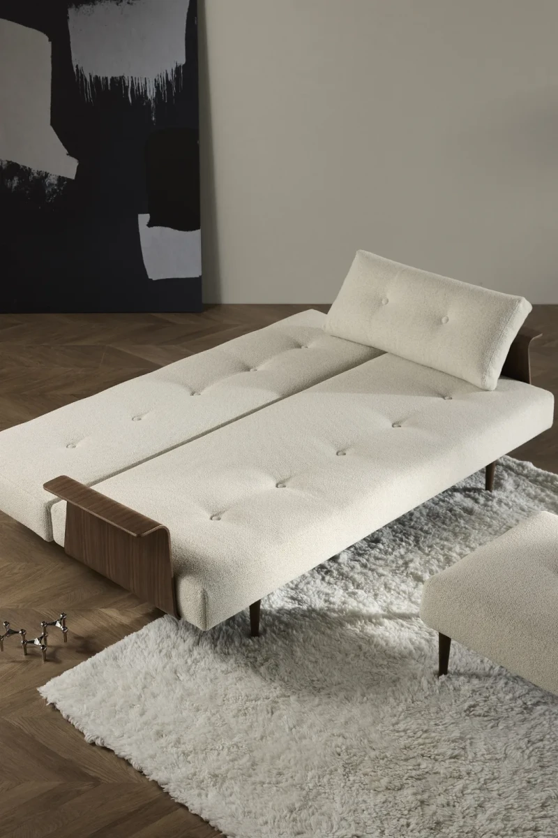 Recast Sofa Bed Dark Styletto With Arms