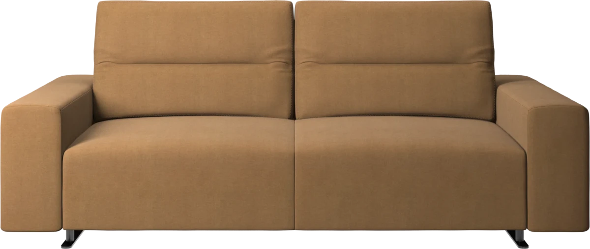 Hampton sofa with adjustable back and storage on the right side