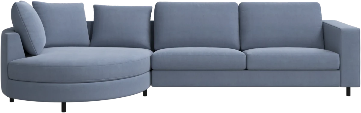 Indivi sofa with chaise longue left