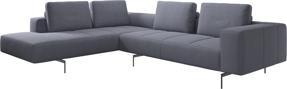 Amsterdam corner sofa with lounging unit