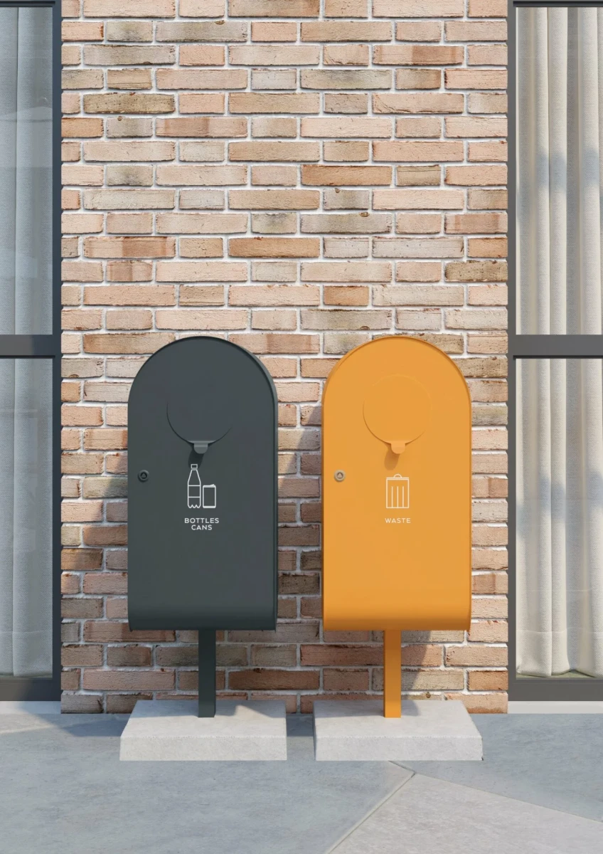Popsicle atkritumu tvertne