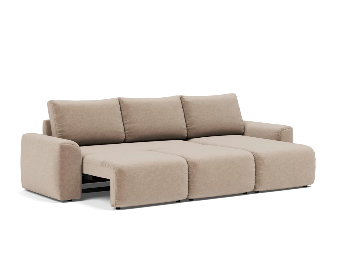 Norum Sofa Bed Chaise With Chunky Arms