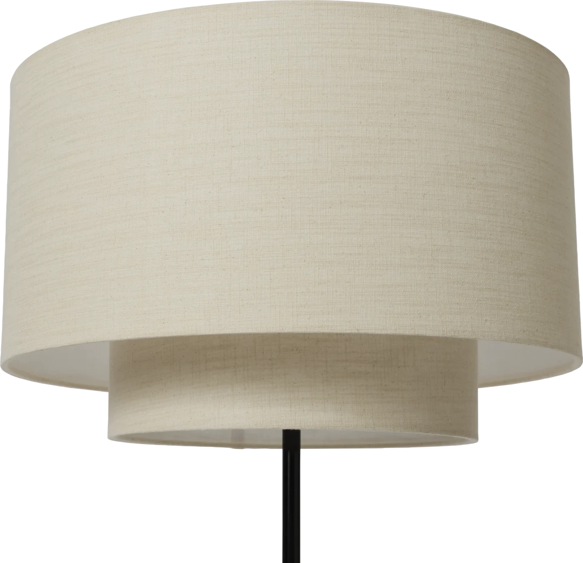 Drum floor lamp marble/metal