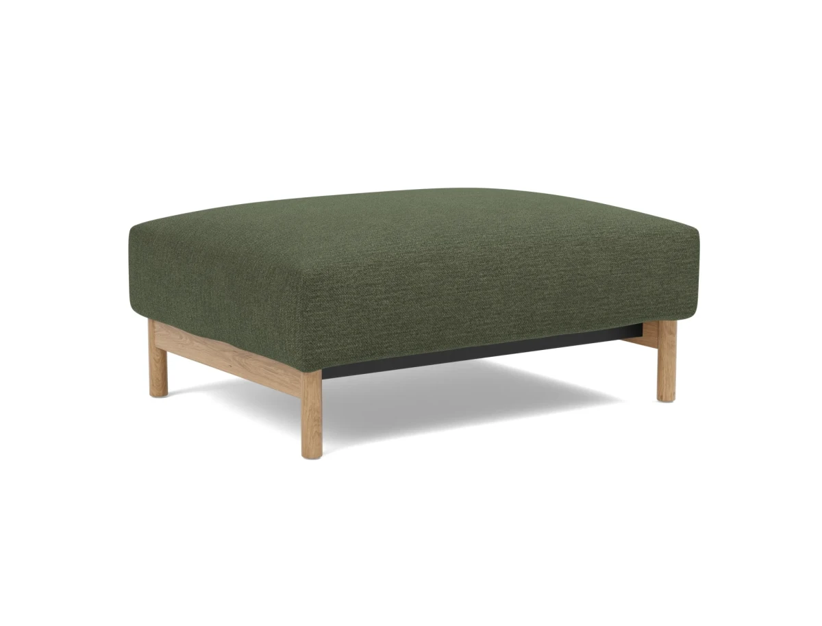 Malloy Wood Ottoman