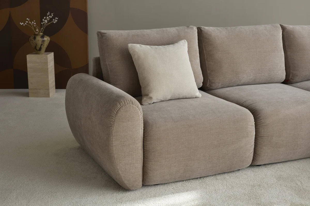 Norum Sofa Bed Chaise With Curve Arms