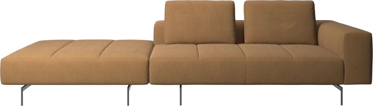Amsterdam sofa with footstool on left side
