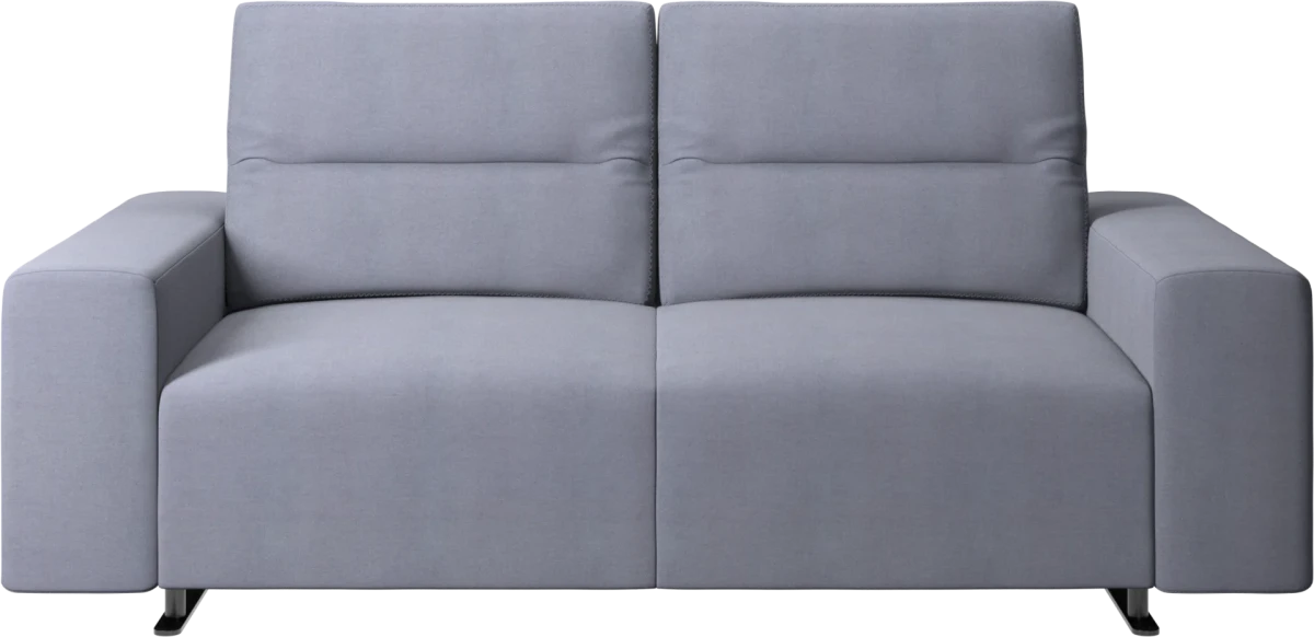 Hampton sofa with adjustable back and storage on the right side