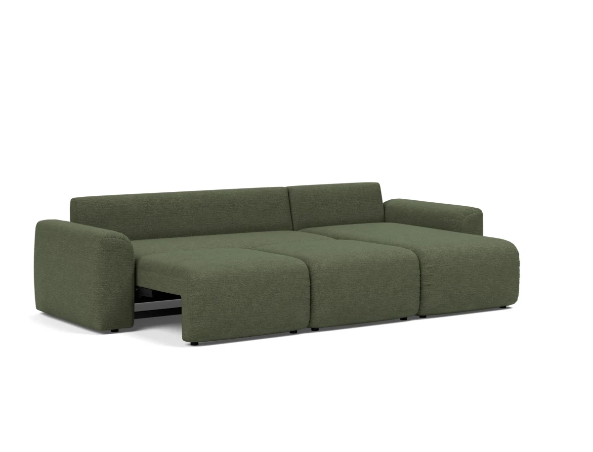 Norum Sofa Bed Chaise With Chunky Arms