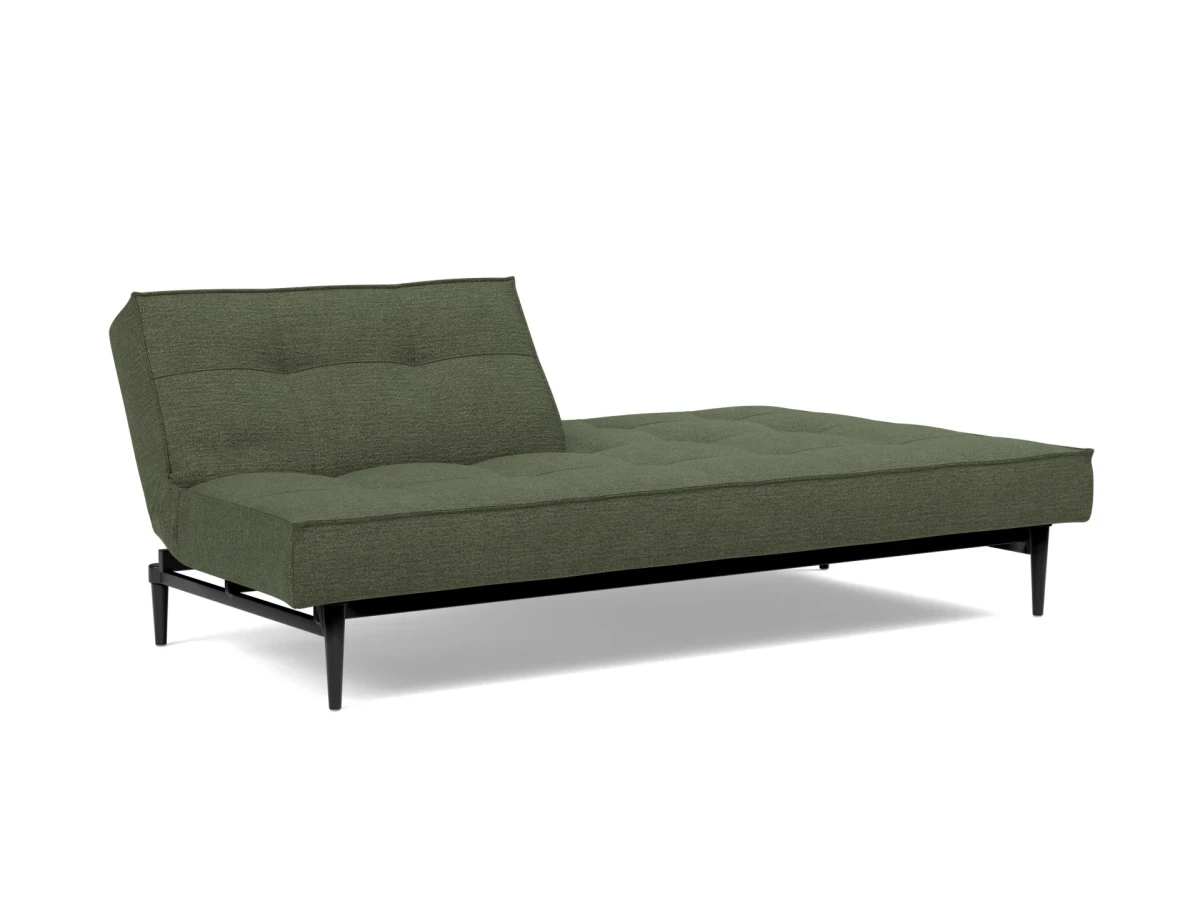 Splitback Styletto Sofa Bed Black Wood