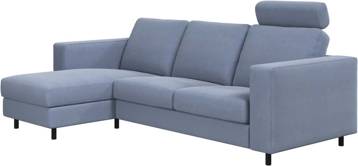 Indivi sofa with chaise longue left