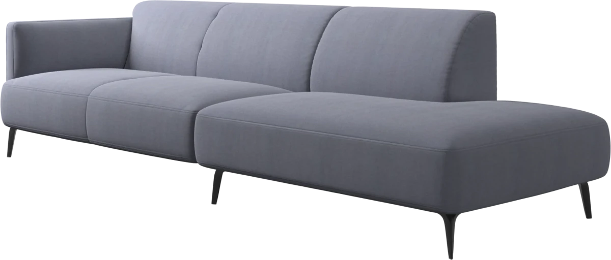 Modena sofa with lounging unit