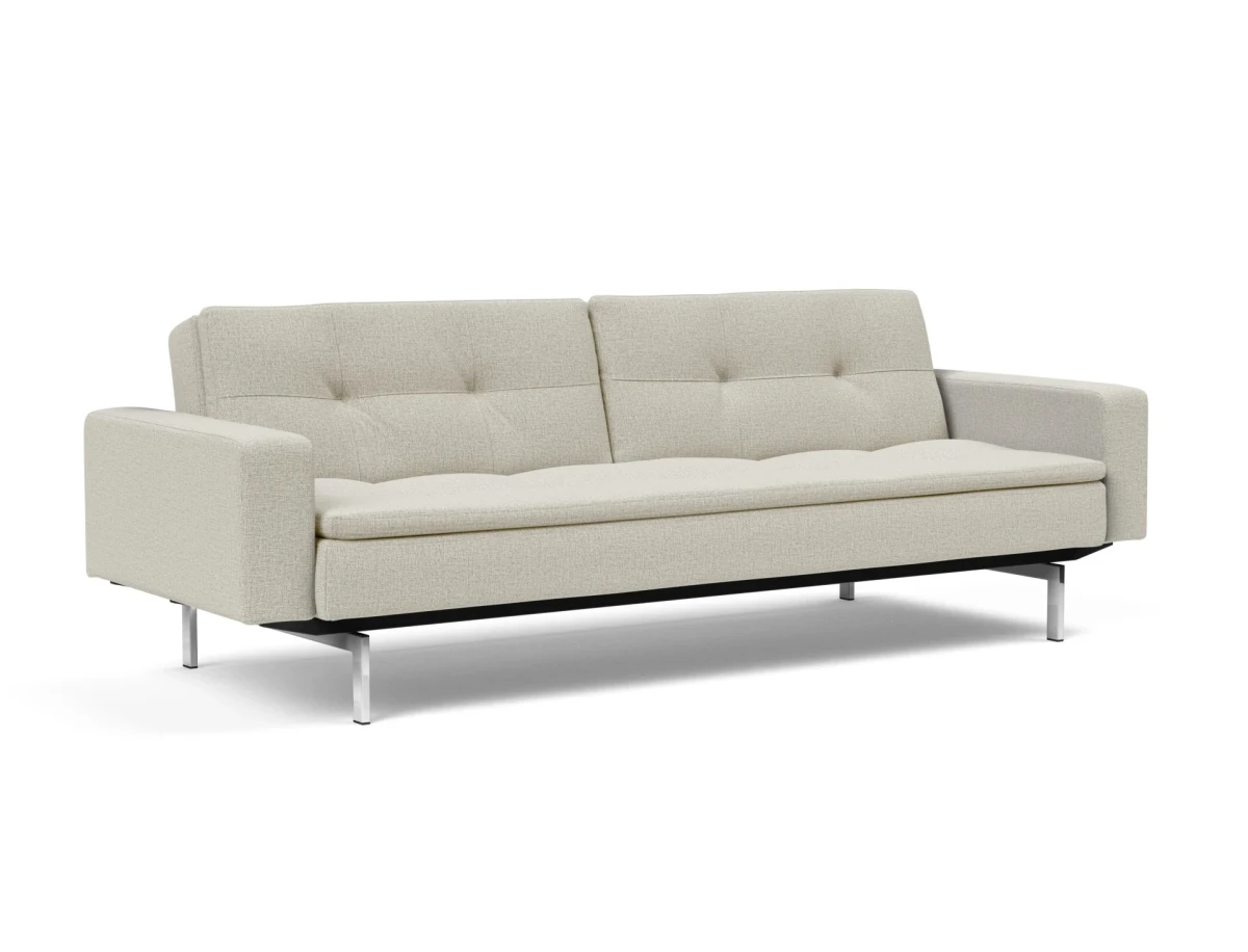 Dublexo Chrome Sofa Bed With Arms