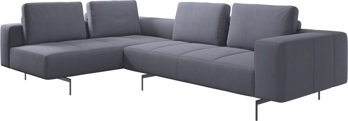 Amsterdam corner sofa with lounging unit