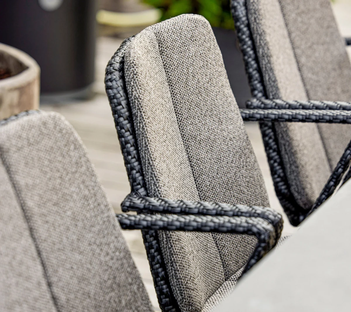 Vision armchair, stackable