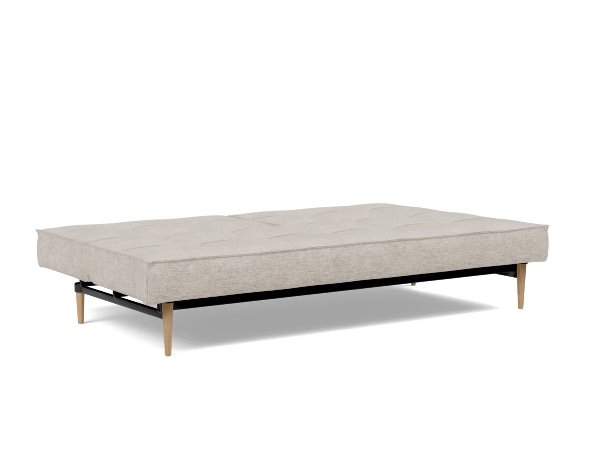 Splitback Styletto Sofa Bed Light Wood