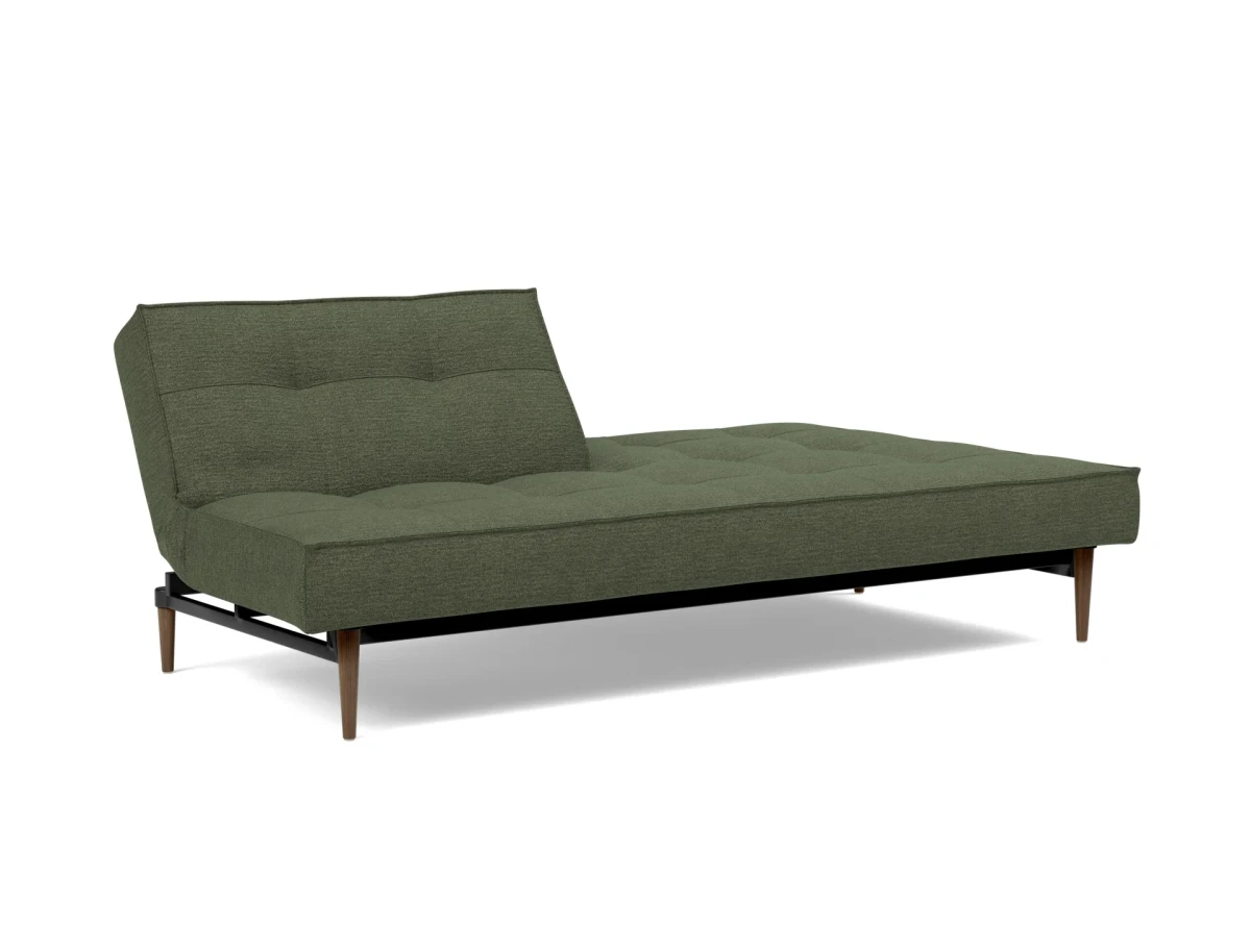 Splitback Styletto Sofa Bed Dark Wood