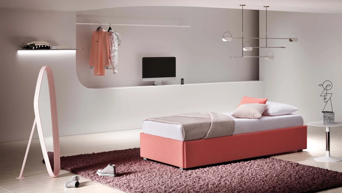 Pervinca — Single daybed without a headboard.