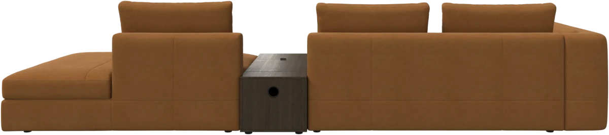 Bergamo 3 seater lounge sofa with storage