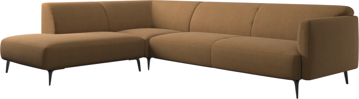 Modena corner sofa with lounging unit
