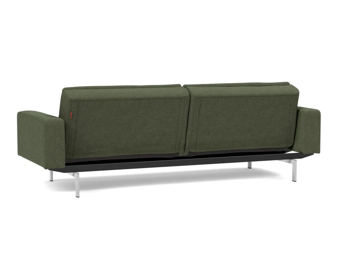Dublexo Chrome Sofa Bed With Arms